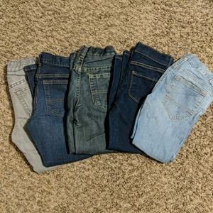 Lot of 5 5T Jeans